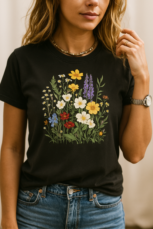 Glacier Flowers Summer Tee