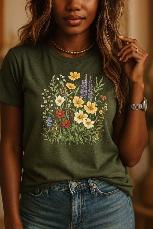 Glacier Flowers Summer Tee