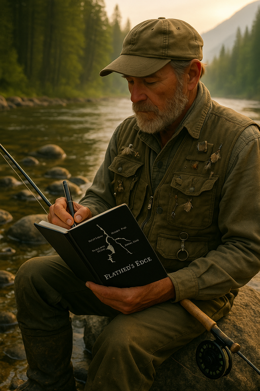 Flathead River Journal – Engraved Leatherette Notebook for Outdoors