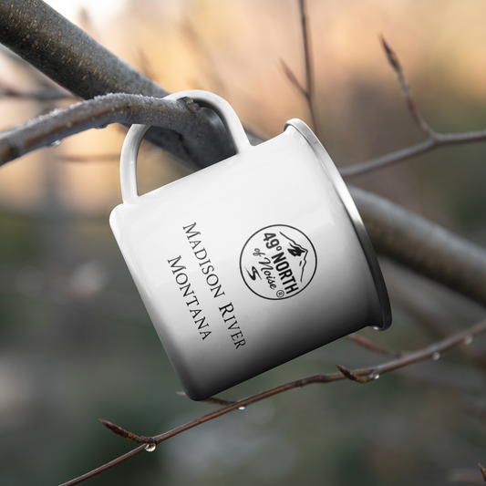 Madison_River_Enamel_Camp_Coffee_Mug_CampingMugLifestyleHanginBranch_Mockup.png
