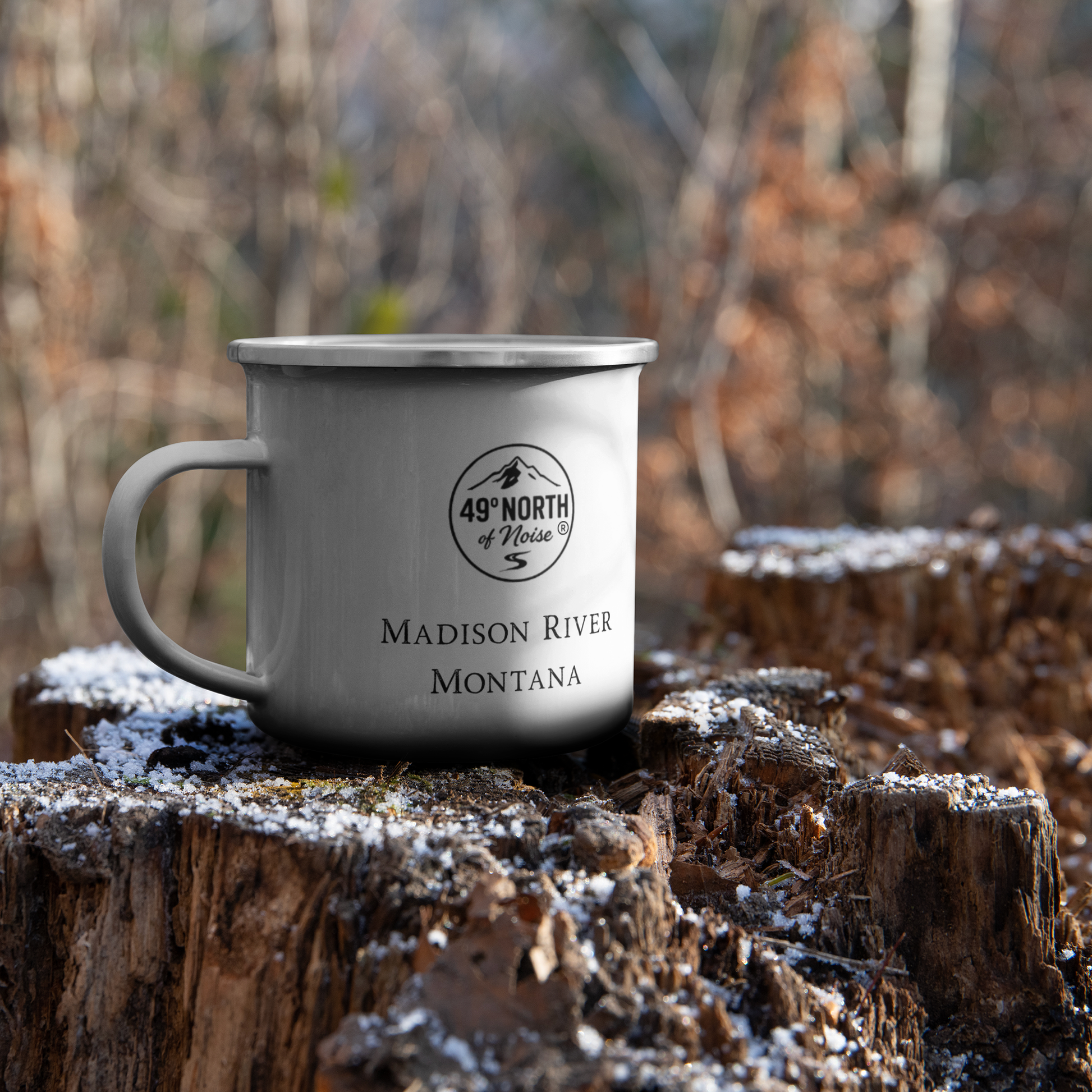 Madison_River_Enamel_Camp_Coffee_Mug_CampingMugLifestyleStump2_Mockup.png
