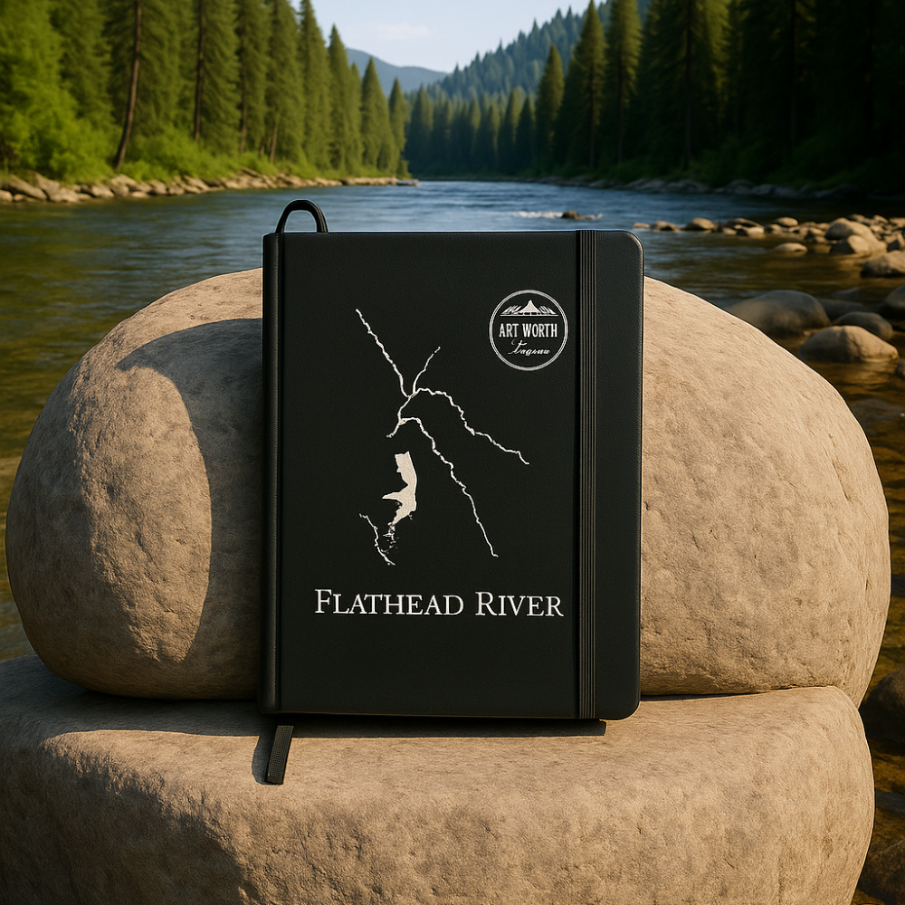Ambassador Series | Madison River White Engraved Journal – 49° North of Noise™