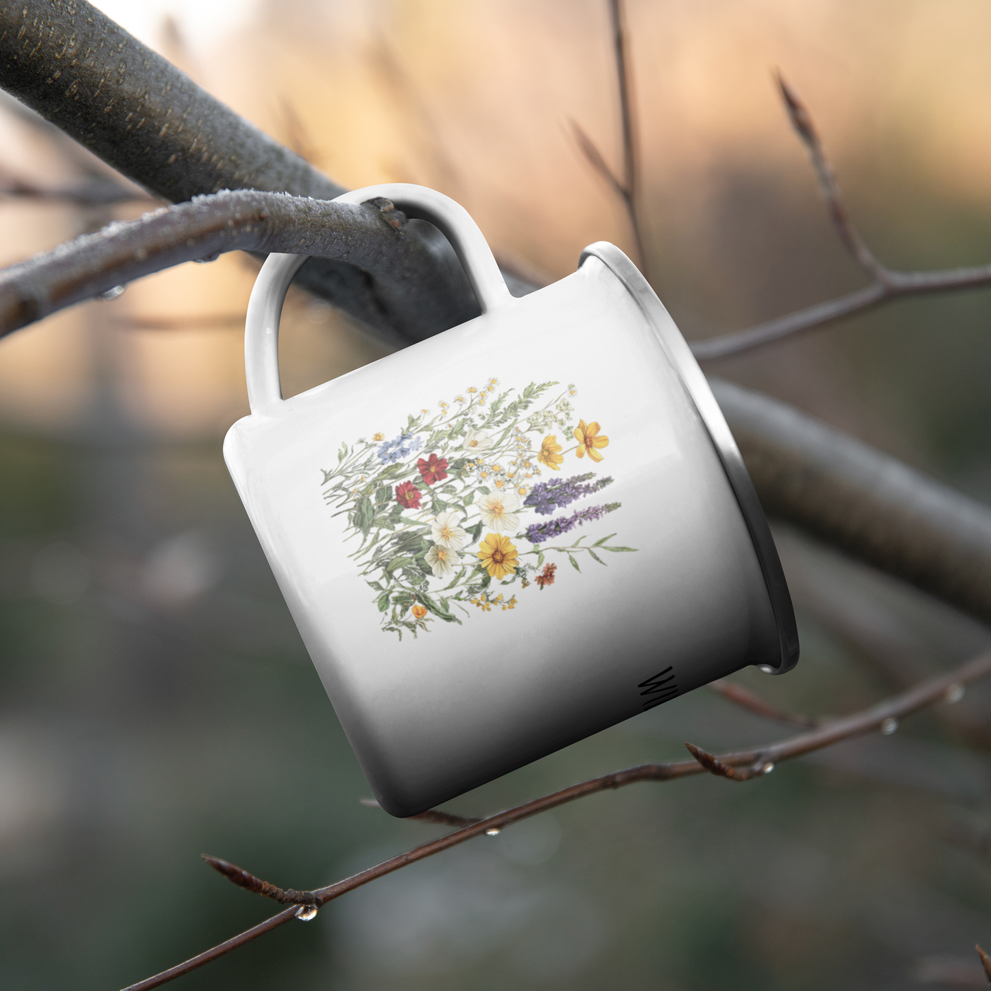 Wildflowers_of_Glacier_1_CampingMugLifestyleHanginBranch_Mockup.png