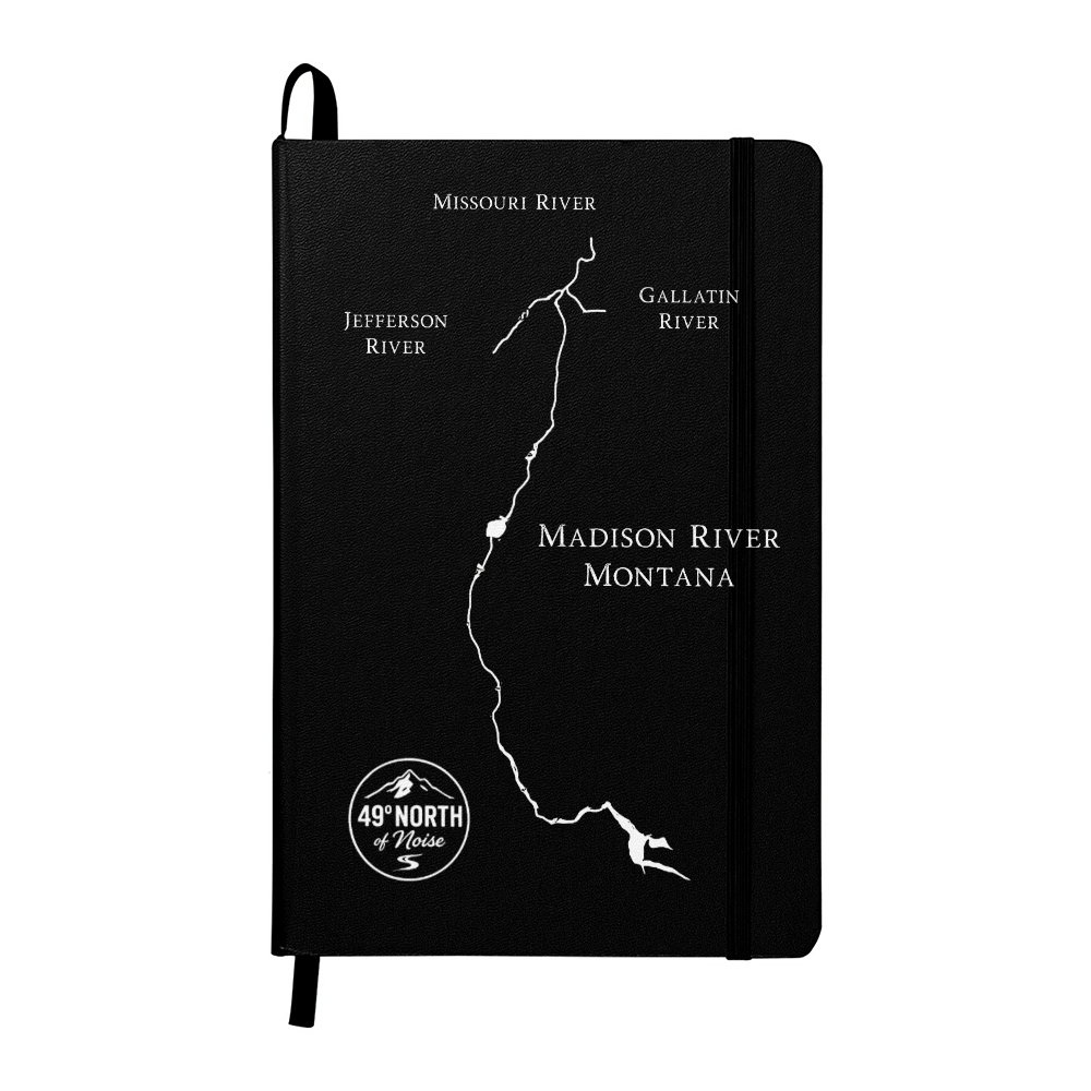 Ambassador Series | Madison River White Engraved Journal – 49° North of Noise™