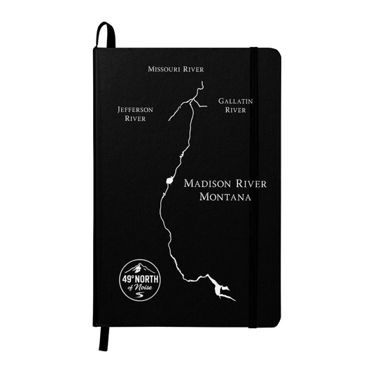 Ambassador Series | Madison River White Engraved Journal – 49° North of Noise™