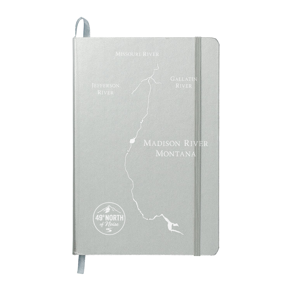 Ambassador Series | Madison River White Engraved Journal – 49° North of Noise™