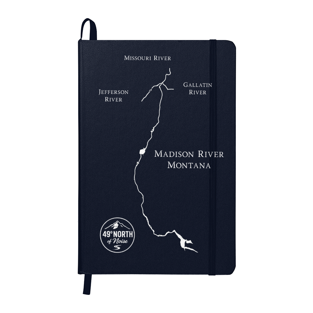 Ambassador Series | Madison River White Engraved Journal – 49° North of Noise™