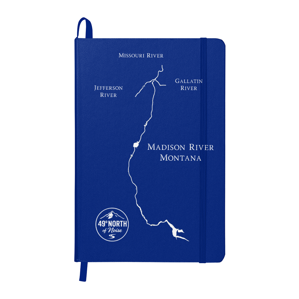 Ambassador Series | Madison River White Engraved Journal – 49° North of Noise™