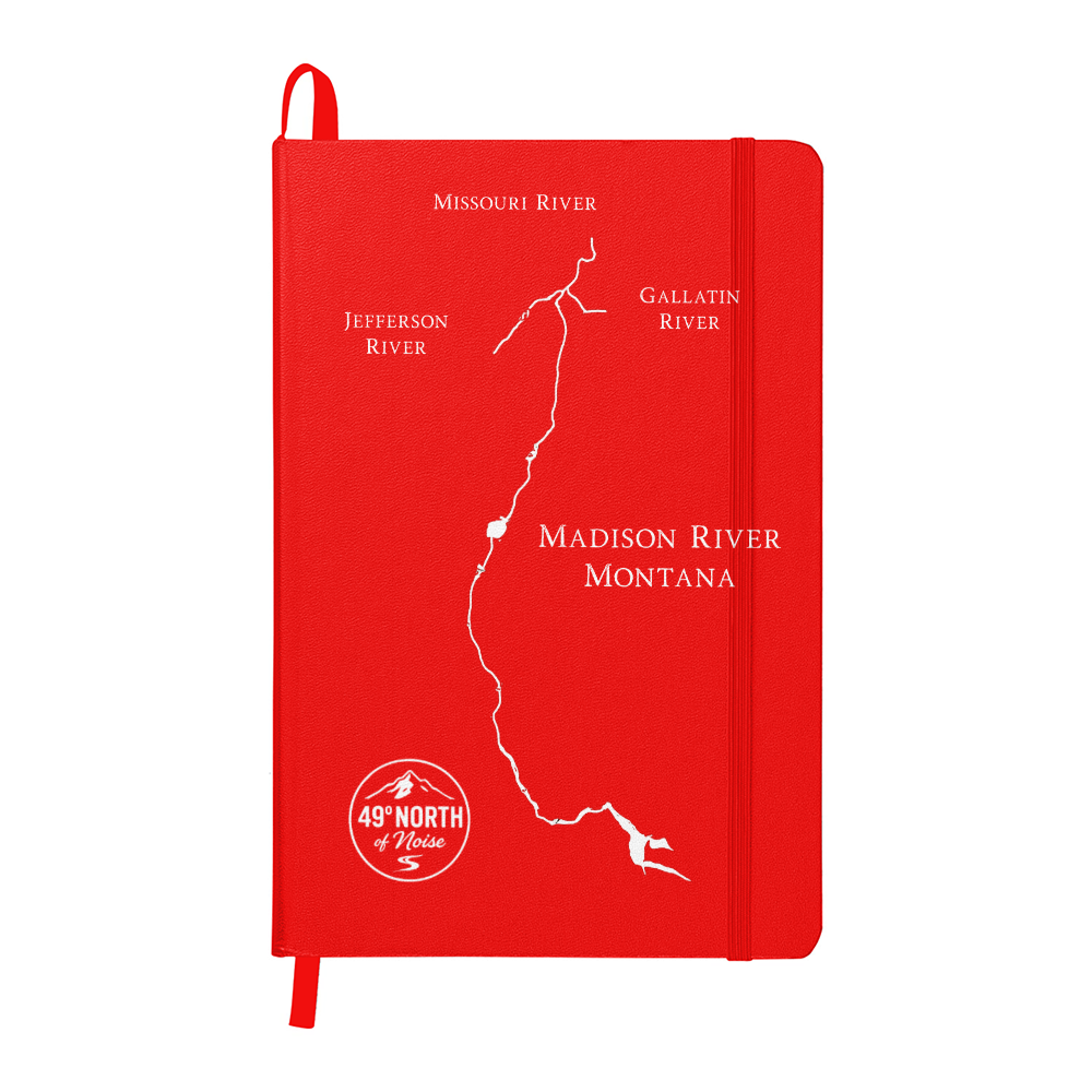 Ambassador Series | Madison River White Engraved Journal – 49° North of Noise™